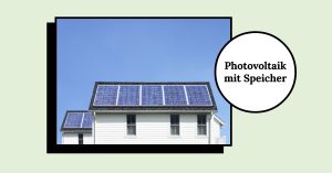 PV Anlage mit Speicher